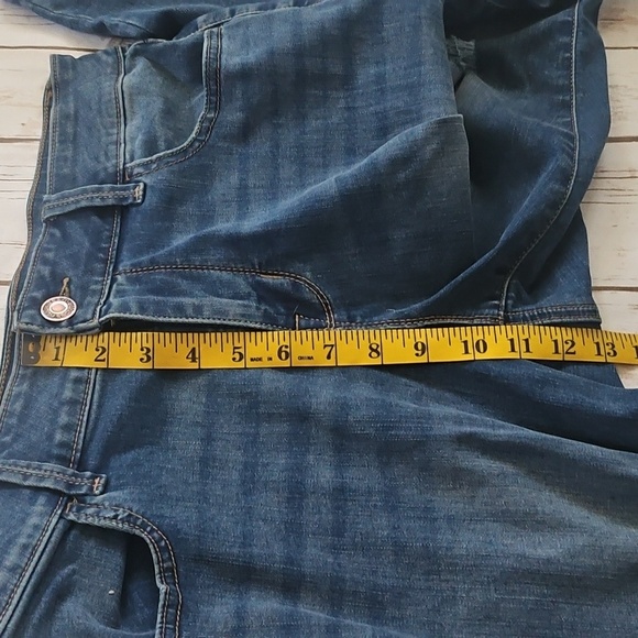 Maurices Medium Wash Mid-Rise Factory Distressed Jeans - Picture 14 of 15